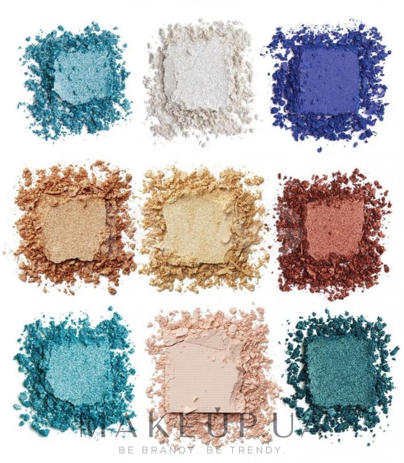 Палетка тіней для повік - Makeup Revolution I Heart Makeup Glitter Palette — фото Starry Eyed