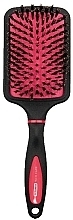 Щетка для волос прямоугольная, черная с розовым - Titania Paddle Brush — фото N1