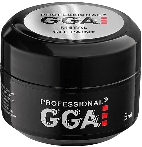Гель-краска - GGA Professional Metallic Gel Paint — фото N1