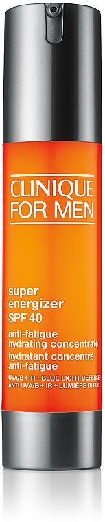 Тонізувальний та зволожувальний засіб для чоловіків - Clinique For Men Super Energizer Hydrating Concentrate SPF 40 — фото N1