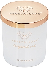 Соєва свічка з гірським кришталем і бергамотовим удом - Crystallove Soy Candle with Rock Crystal Bergamot Oud — фото N7