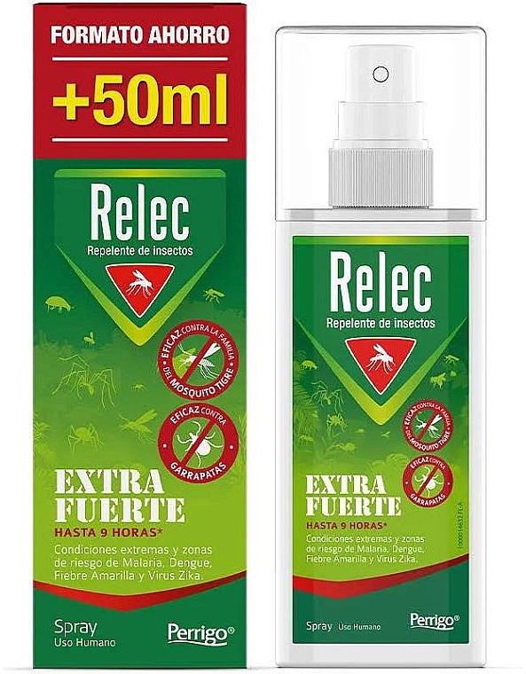 Экстрасильный спрей-репеллент от комаров - Relec Extra Strong Spray — фото N2