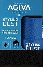 Пудра для волосся - Agiva Styling Dust Powder Wax Flexible Blue — фото N2