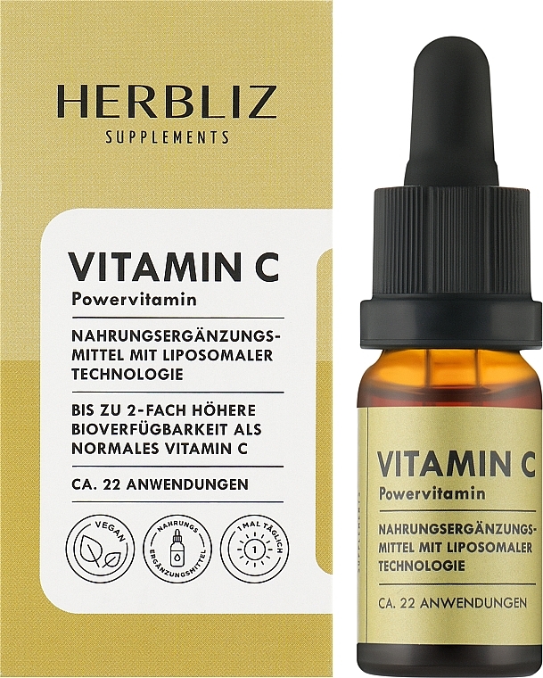 Вітаміни в краплях - Herbliz Vitamin C — фото N2