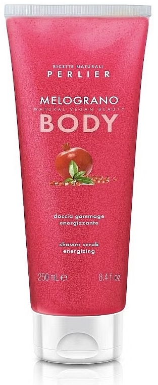 Гель-скраб для душу "Гранат" - Perlier Pomegranate Shower Scrub Energizing — фото N1