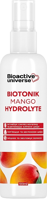 Тоник-гидролат "Манго" - Bioactive Universe Biotonik Hydrolyte — фото N1
