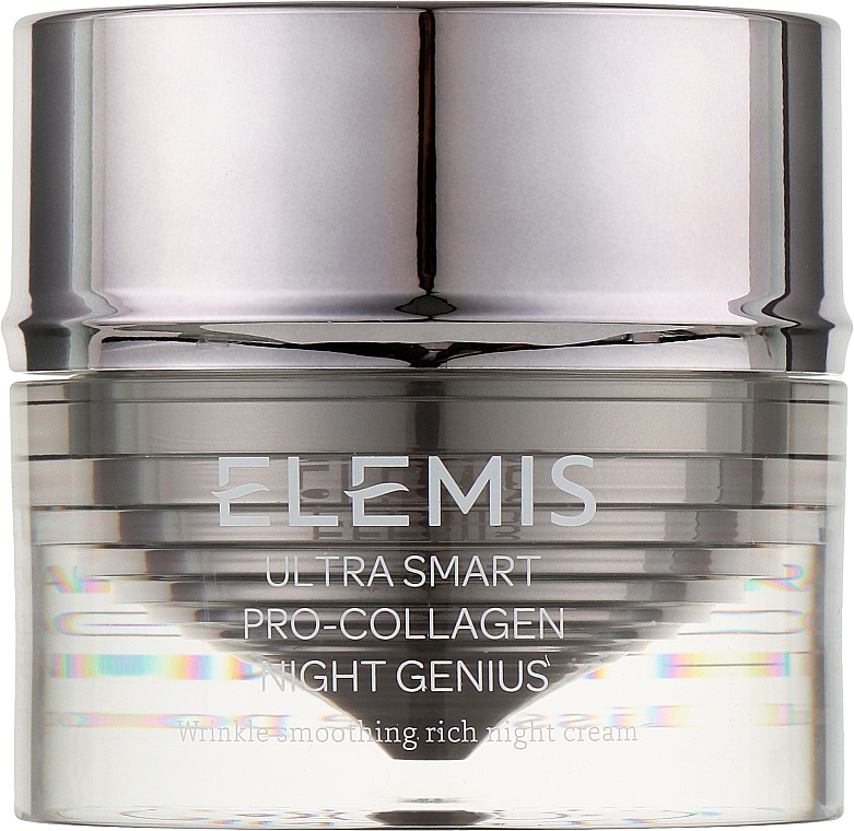 Нічний крем для обличчя "Нічний геній" - Elemis Ultra Smart Pro-Collagen Night Genius