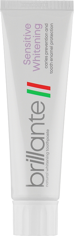Зубная паста "Профилактика кариеса" - Brillante Sensitive Whitening — фото N1