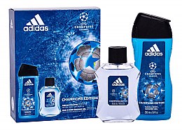 Духи, Парфюмерия, косметика Adidas UEFA Champions League - Набор (edt/100ml + sh/gel/250)