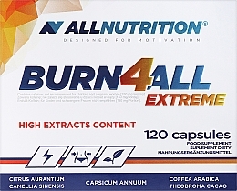 Жиросжигатель - Allnutrition Burn4All Extreme — фото N1