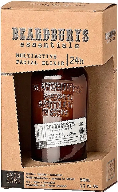 Эликсир для лица - Beardburys Essentials Multiactive Facial Elixir 24h — фото N2