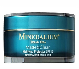 Защитное средство с матовым эффектом - Mineralium Matte&Clear Matifying Protector SPF15 — фото N1