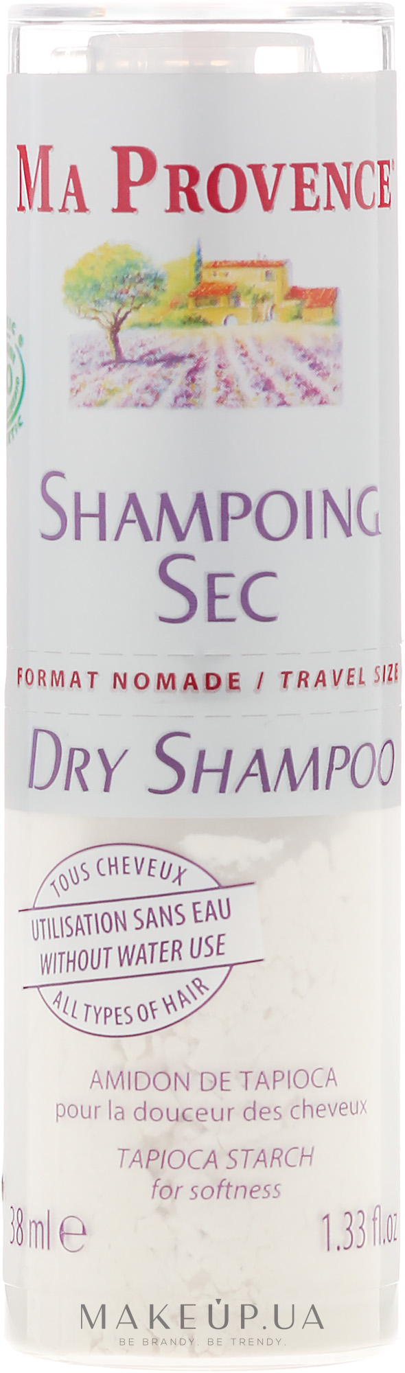 Сухой шампунь для всех типов волос - Ma Provence Dry Shampoo — фото 38ml