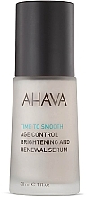 Ночная восстанавливающая сыворотка, выравнивающая тон кожи - Ahava Time To Smooth Brightening And Renewal Serum — фото N1