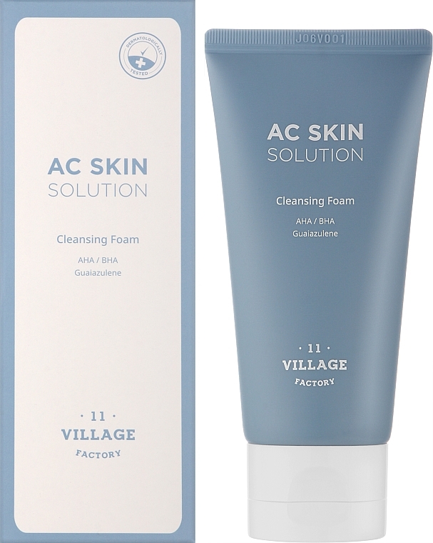 Пінка для обличчя очищувальна із саліциловою кислотою - Village11 Factory AC Skin Solution Cleansing Foam — фото N2