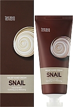 Рельефный крем для рук с муцином улитки - Tenzero Relief Hand Cream Snail — фото N2