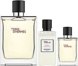 Hermes Terre d’Hermes - Набір (edt/100ml + edt/12.5ml + ash/lot/40ml) — фото N2