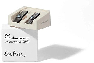 Точилка для косметических карандашей двойная - Ere Perez Eco Duo Sharpener — фото N1