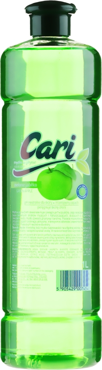 Рідке мило "Зелене яблуко" - Cari Green Apple Liquid Soap — фото N3