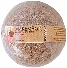 Бомбочка для ванной - Makemagic Chocolate Bath Bomb — фото N1