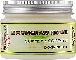 Питательный крем с карите "Кофе и Кокос" - Lemongrass House Coffee & Coconut Body Butter — фото N1