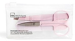 Набор, розовый - IDC Institute Perfect Beauty Set (nail/file/1pcs + sciss/1pcs + tweezer/1pcs) — фото N2