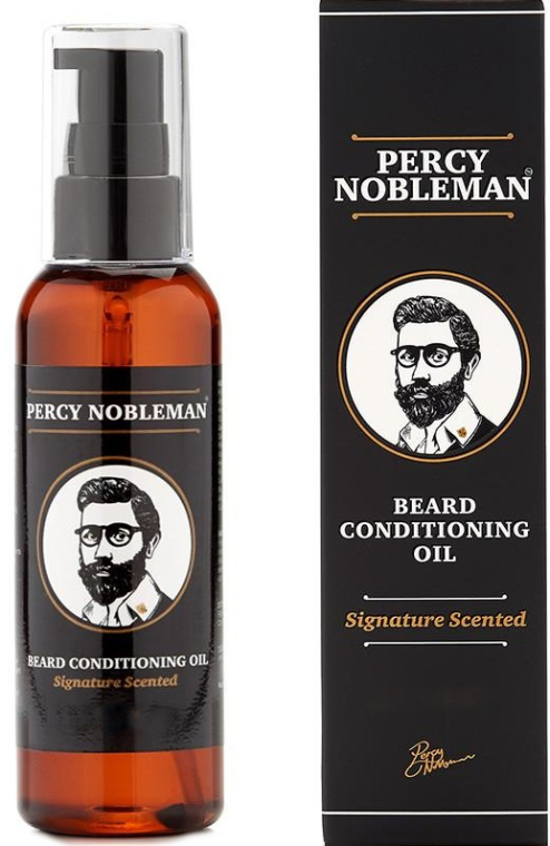 Парфумована олія для бороди - Percy Nobleman Signature Beard Oil Scented — фото N1