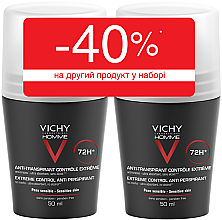 Духи, Парфюмерия, косметика УЦЕНКА Набор - Vichy Deo Anti-Transpirante 72 H (deo/50ml + deo/50ml) *