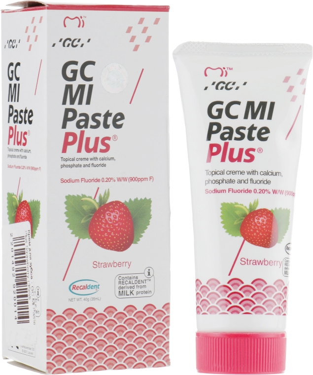 Крем для зубов - GC Mi Paste Plus Strawberry — фото N1