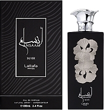 Lattafa Perfumes Ansaam Silver - Парфюмированная вода — фото N2
