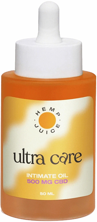 Олія для інтимної зони - Hemp Juice Ultra Care 500 Mg CBD — фото N1
