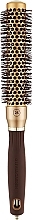 Духи, Парфюмерия, косметика Брашинг - Olivia Garden Expert Blowout Speed Wavy Bristles Gold Brown 25mm