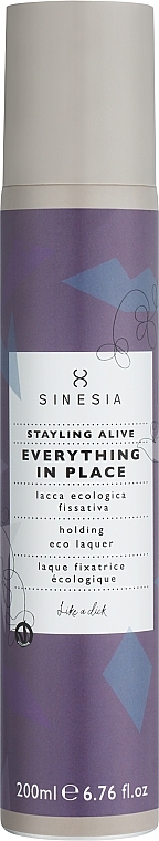 Еколак середньої фіксації для волосся - Sinesia Stayling Alive Everything In Place — фото N1