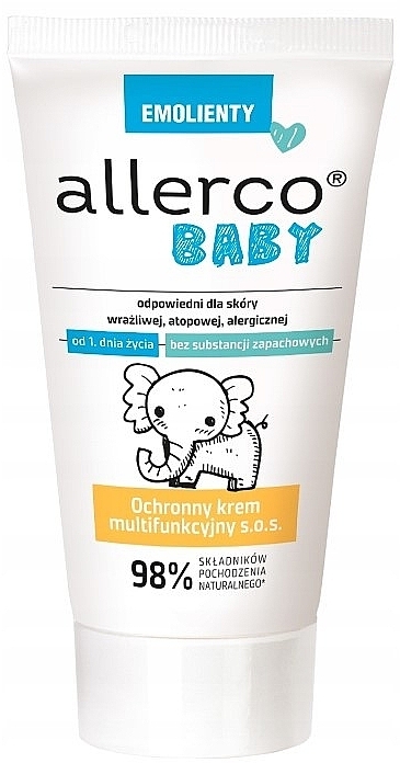 Защитный многофункциональный крем - Allerco Baby Emolienty SOS — фото N1