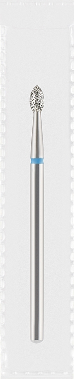 Фреза алмазная синяя "Капля", диаметр 2,5 мм, длина 4 мм - Divia DF004-25-B