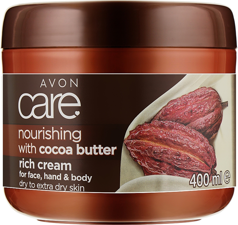 Відновлювальний і пом'якшувальний крем для обличчя і тіла "Масло какао" - Avon Care