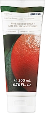 Духи, Парфюмерия, косметика Разглаживающее молочко для тела "Грейпфрут" - Korres Grapefruit Sunrise Body Smoothing Milk