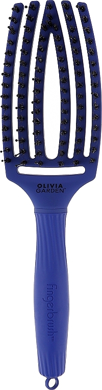 Щітка для волосся - Olivia Garden Finger Brush Combo Blue Jeans — фото N1