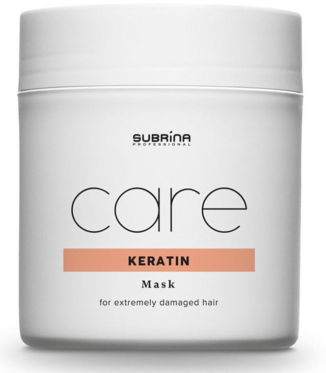 Кератинова маска для сухого та пошкодженого волосся - Subrina Professional Care Keratin Mask — фото N1