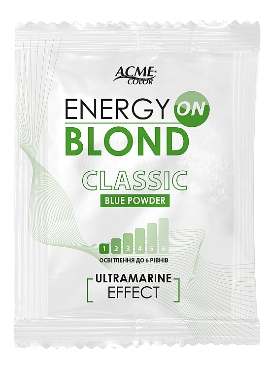 Освітлююча пудра для волосся - Acme Color Energy Blond Classic — фото N1