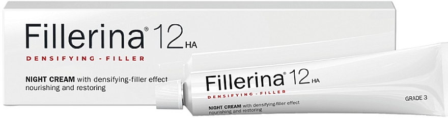 Нічний крем-ліфтинг для обличчя - Fillerina Densifying Filler Grade 3 — фото N1