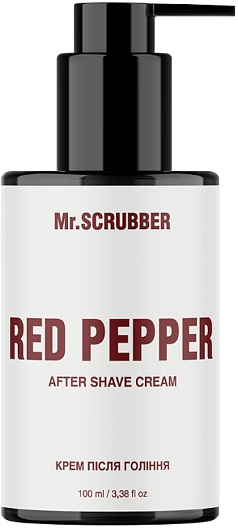 Крем після гоління "Червоний перець" - Mr.Scrubber Red Pepper After Shave Cream — фото N1