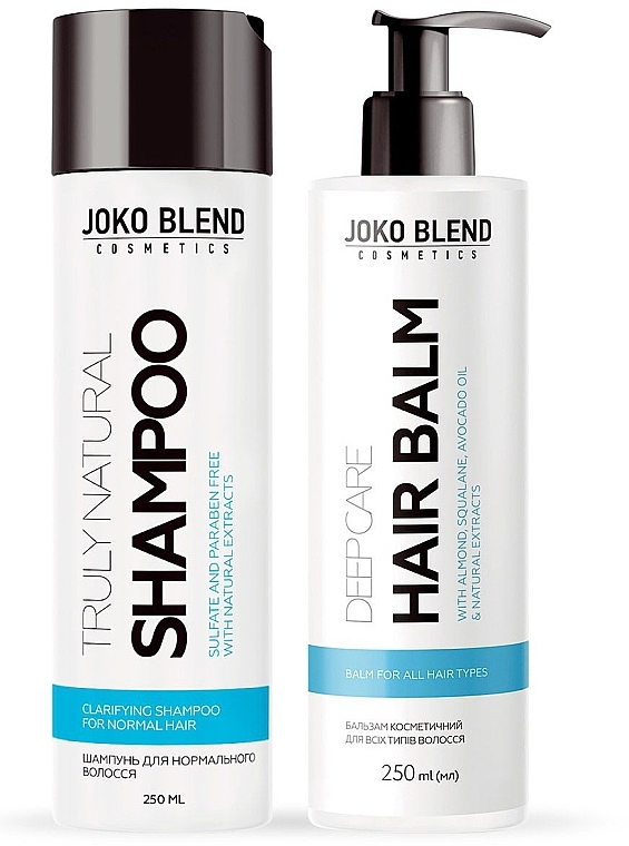 Набор для ухода за волосами - Joko Blend Silky Touch (shm/250ml + balm/250ml) — фото N4