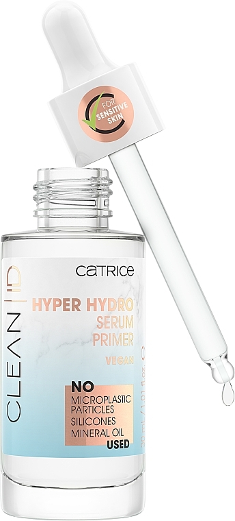 Увлажняющая базовая сыворотка - Catrice Clean ID Hyper Hydro Serum Primer — фото N2