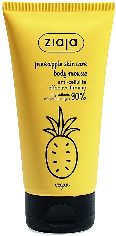 Мус для тіла антицелюлітний - Ziaja Pineapple Skin Care Body Mousse — фото N1