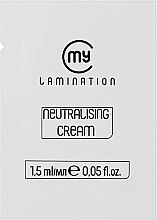 Фиксирующий препарат для бровей - My Lamination Brow Neutralising Cream №2 — фото N1