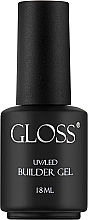 УЦІНКА Однофазний гель з пензлем для нігтів - Gloss Company Builder Gel * — фото N1