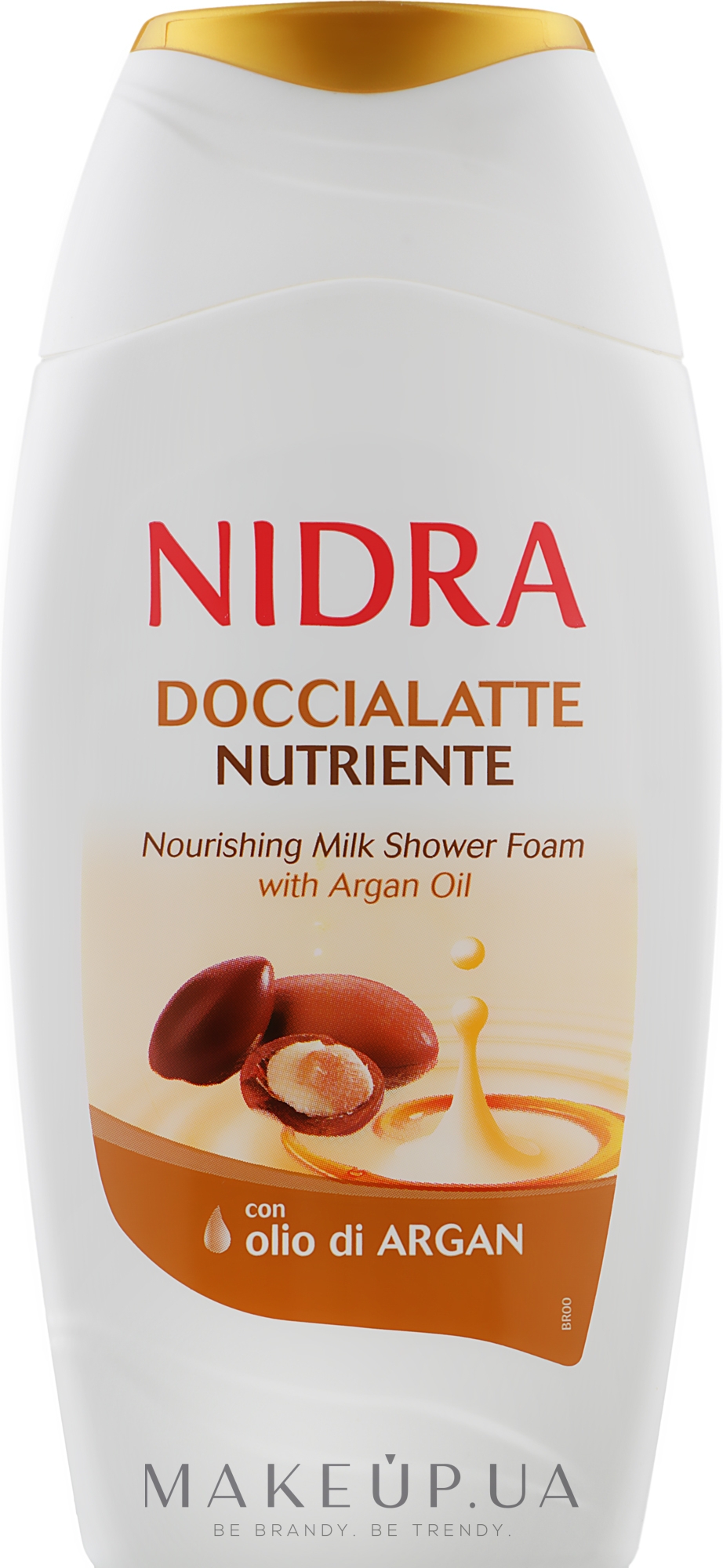 Пена-молочко для душа с аргановым маслом "Питательная" - Nidra Nourishing Milk Shower Foam With Argan Oil — фото 250ml