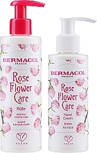 Набір - Dermacol Rose Flower (h/cr/30ml + cr/soap/250ml) — фото N3