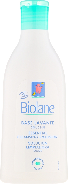 Мягкое средство для купания детей с первых дней жизни - Biolane Baby Essential Cleansing Emulsion — фото N1